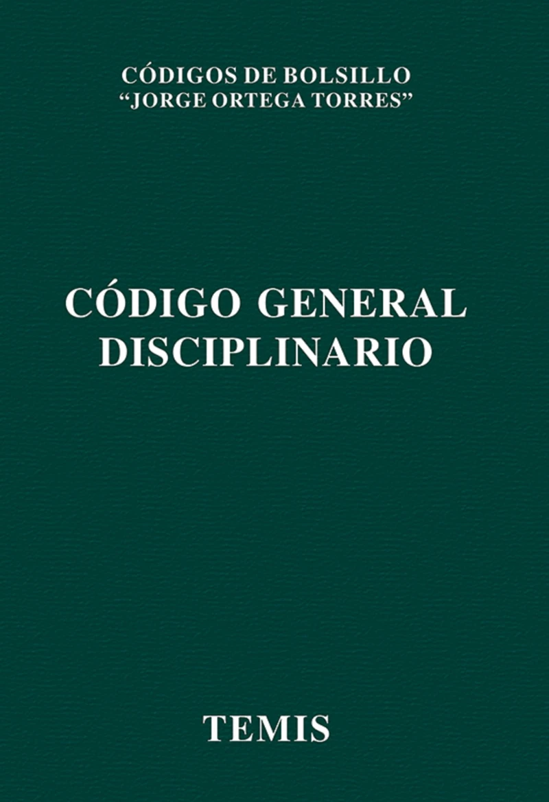 Portada: Código General Disciplinario