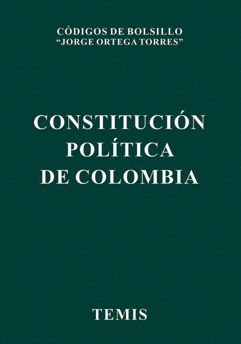 Portada: Constitución Política de Colombia