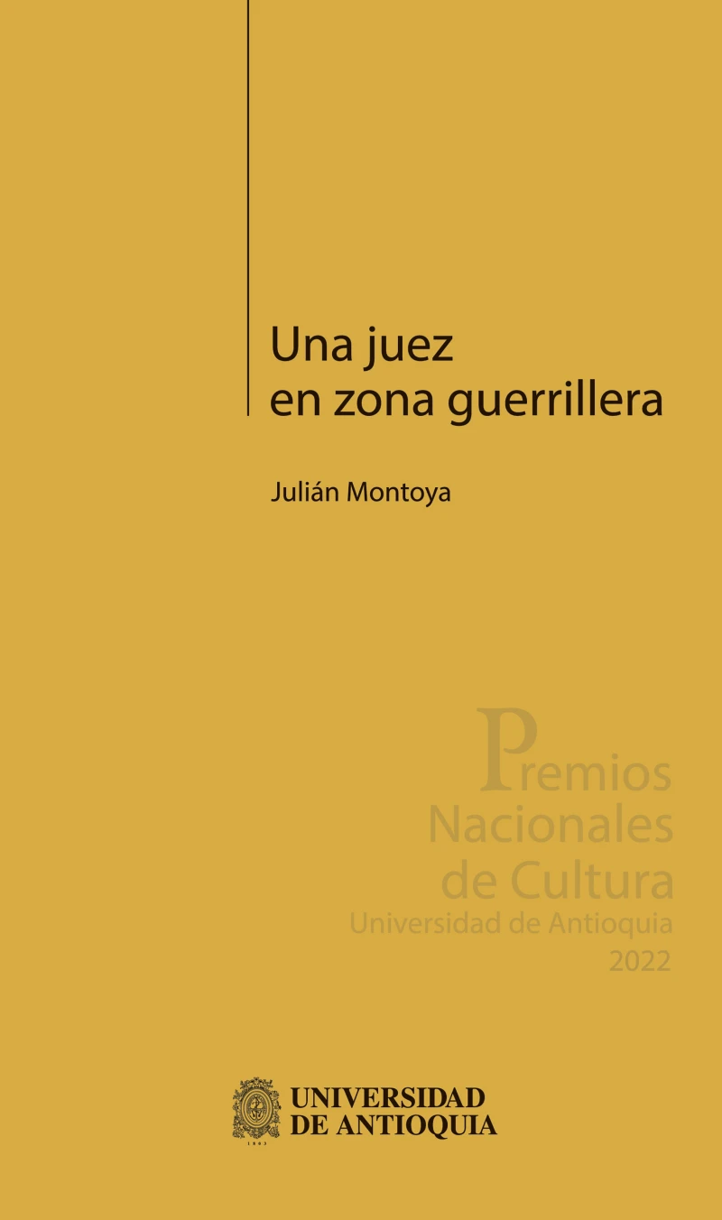 Portada: Una juez en zona guerrillera