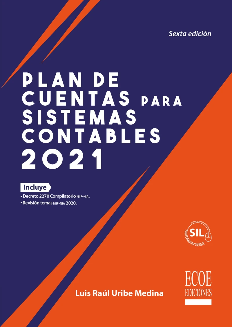Portada: Plan de cuentas para sistemas contables 2021