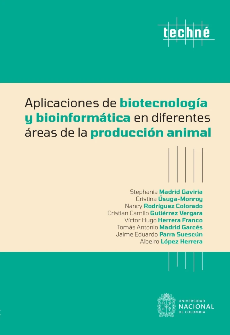 Portada: Aplicaciones de biotecnología y bioinformática en diferentes áreas de la producción animal
