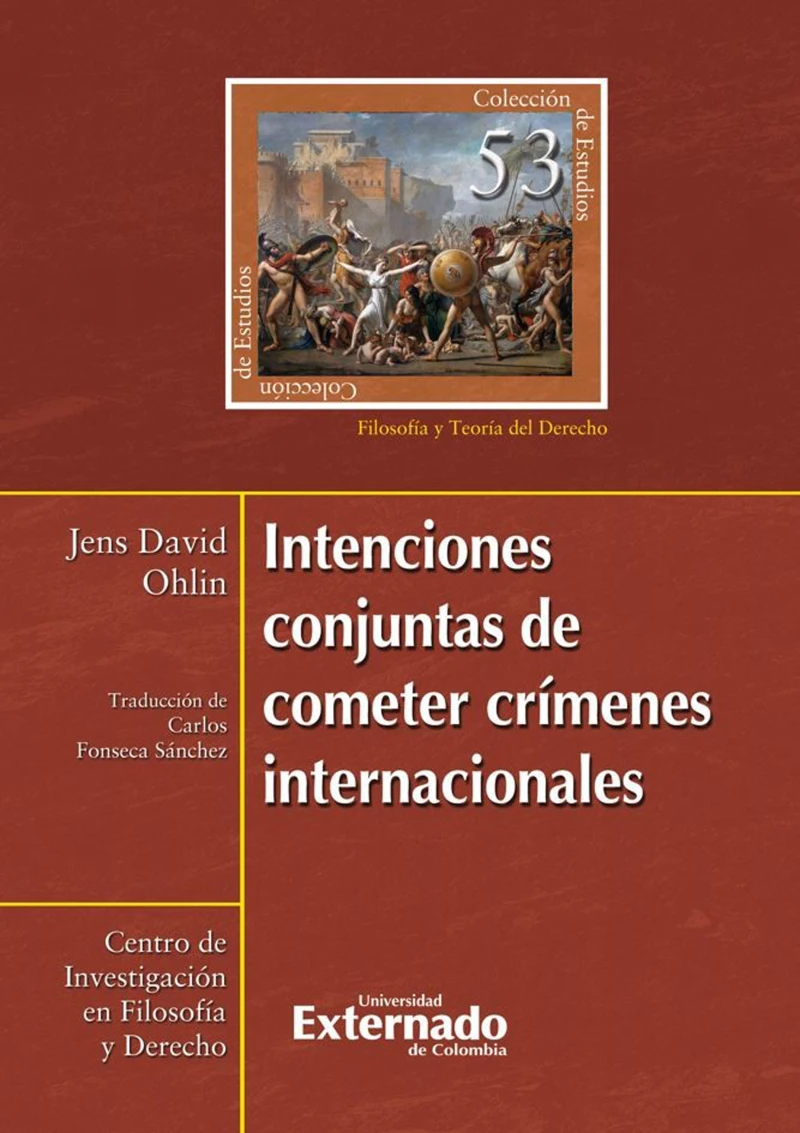 Portada: Intenciones conjuntas de cometer crímenes internacionales