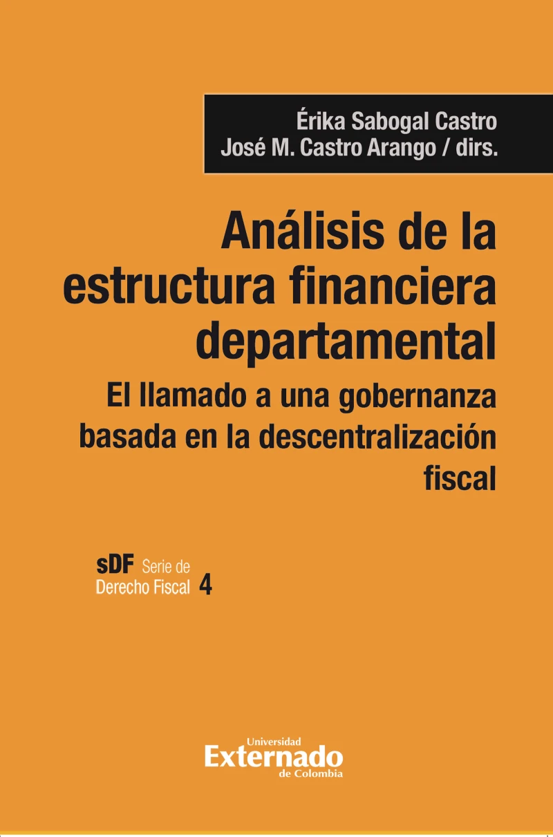 Portada: Análisis de la estructura financiera departamental