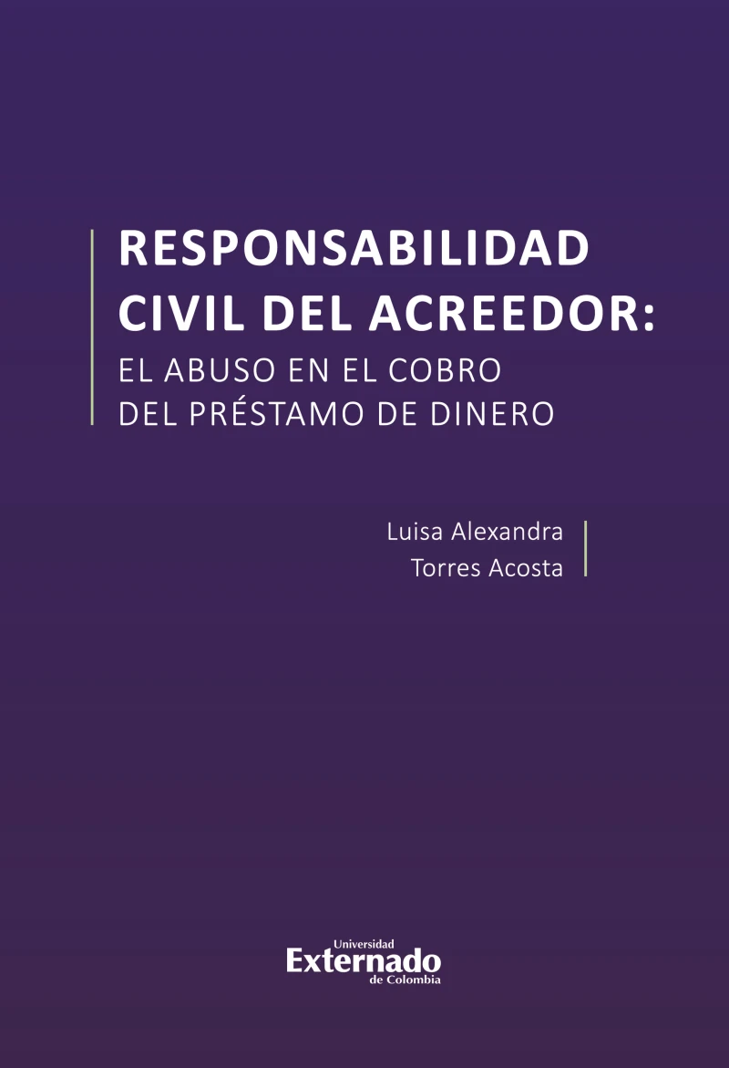 Portada: Responsabilidad civil del acreedor