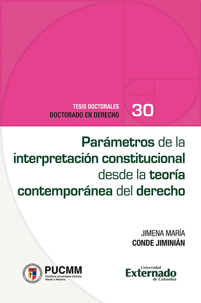 Portada: Parámetros de la interpretación constitucional desde la teoría contemporánea del derecho