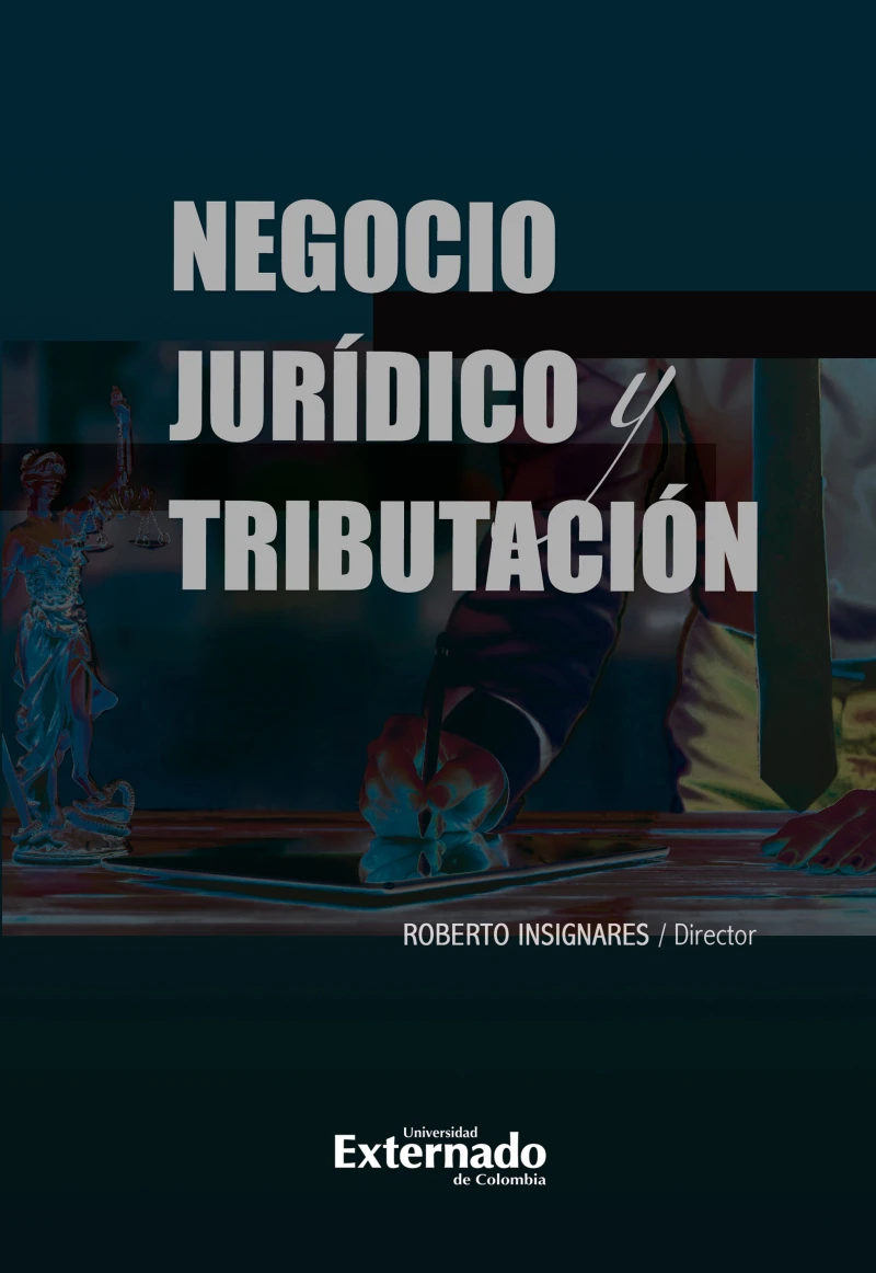 Portada: Negocio jurídico y tributación