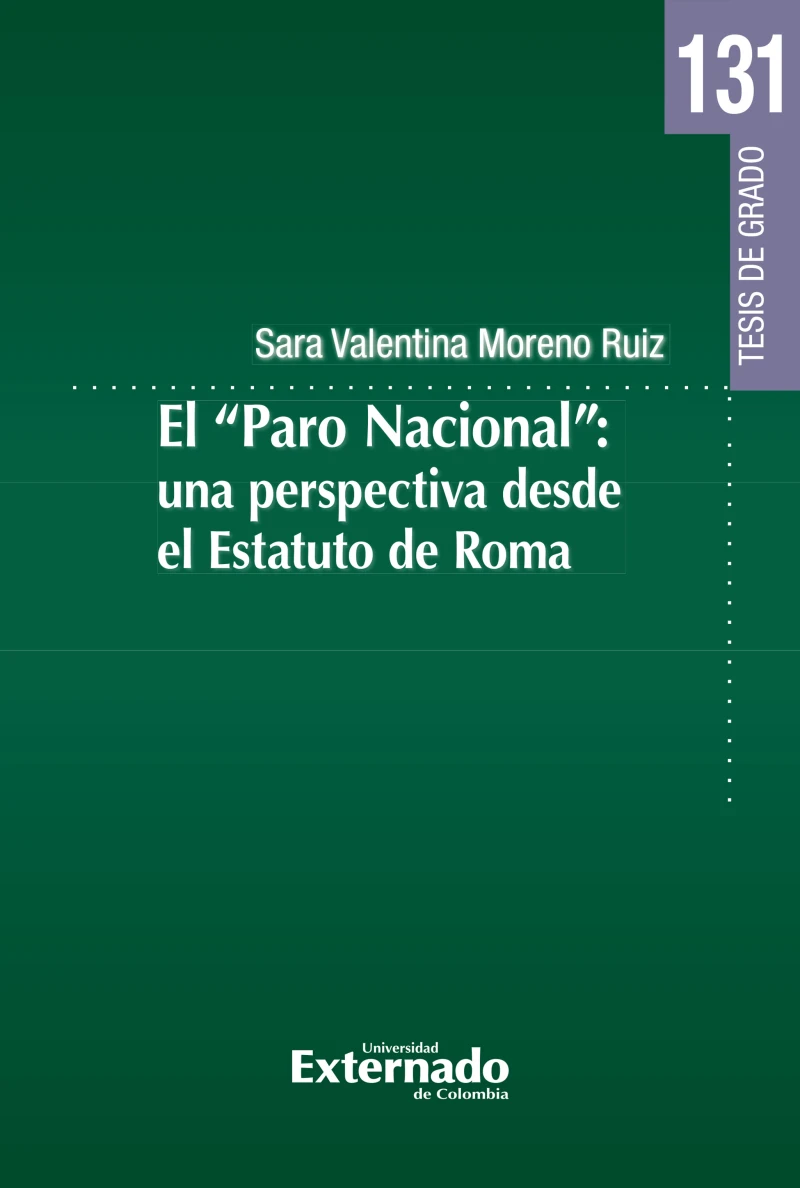 Portada: El "Paro nacional": una perspectiva desde el Estatuto de Roma