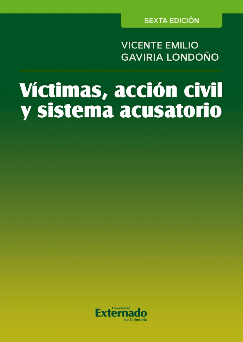 Portada: Víctimas, acción civil y sistema acusatorio