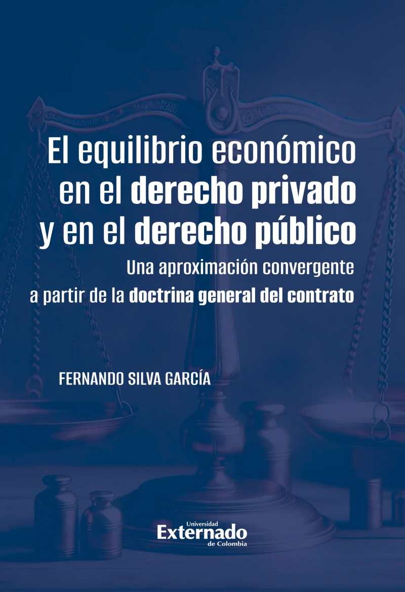 Portada: El equilibrio económico en el derecho privado y en el derecho público