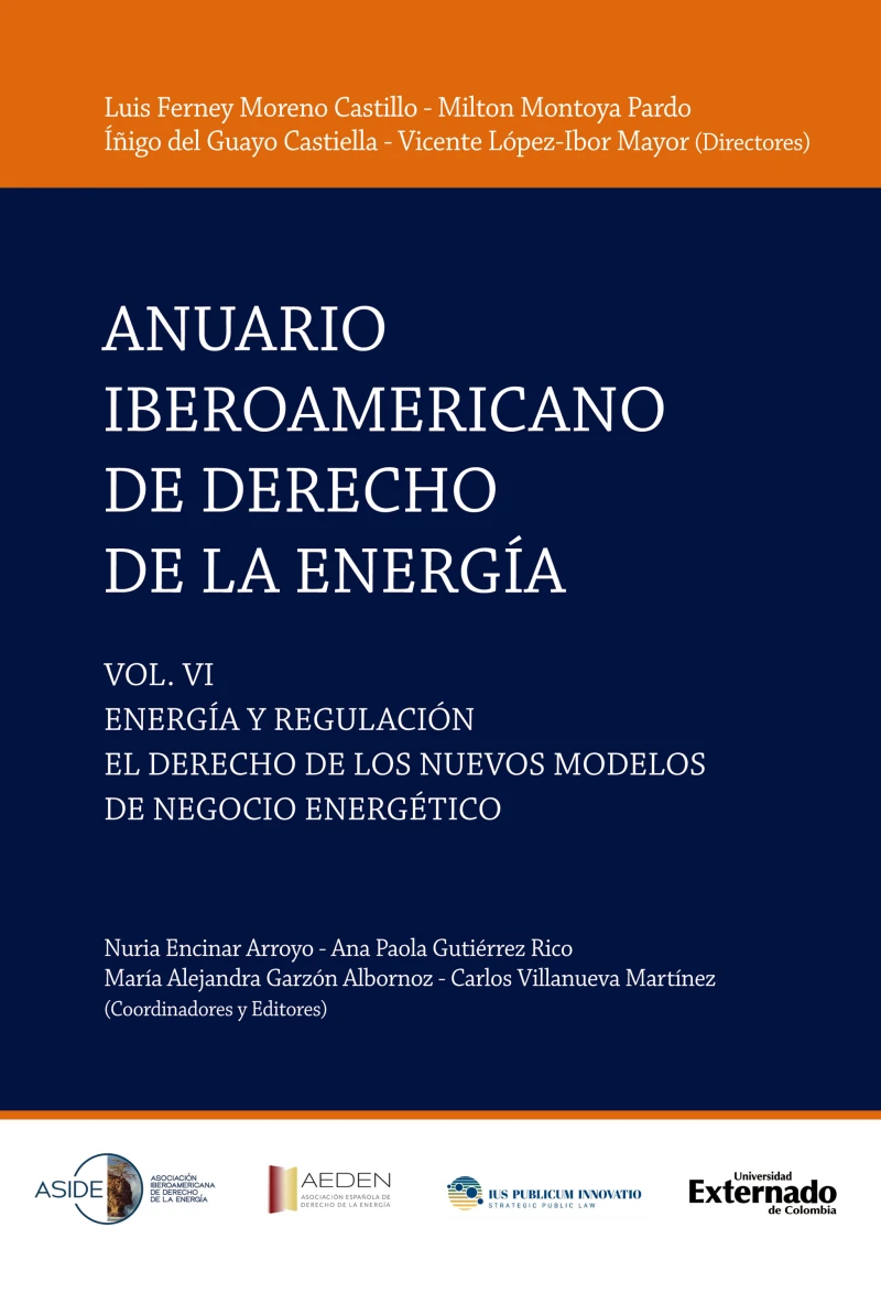 Portada: Anuario iberoamericano de derecho de la energía