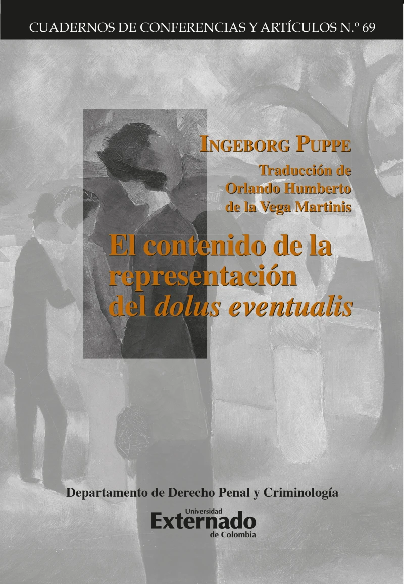 Portada: El contenido de la representación del dolus eventualis