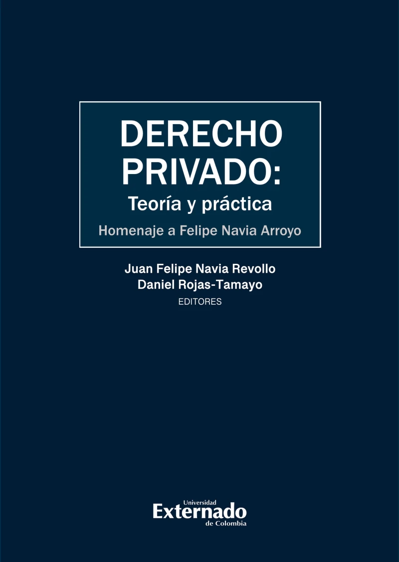 Portada: Derecho privado: Teoría y práctica
