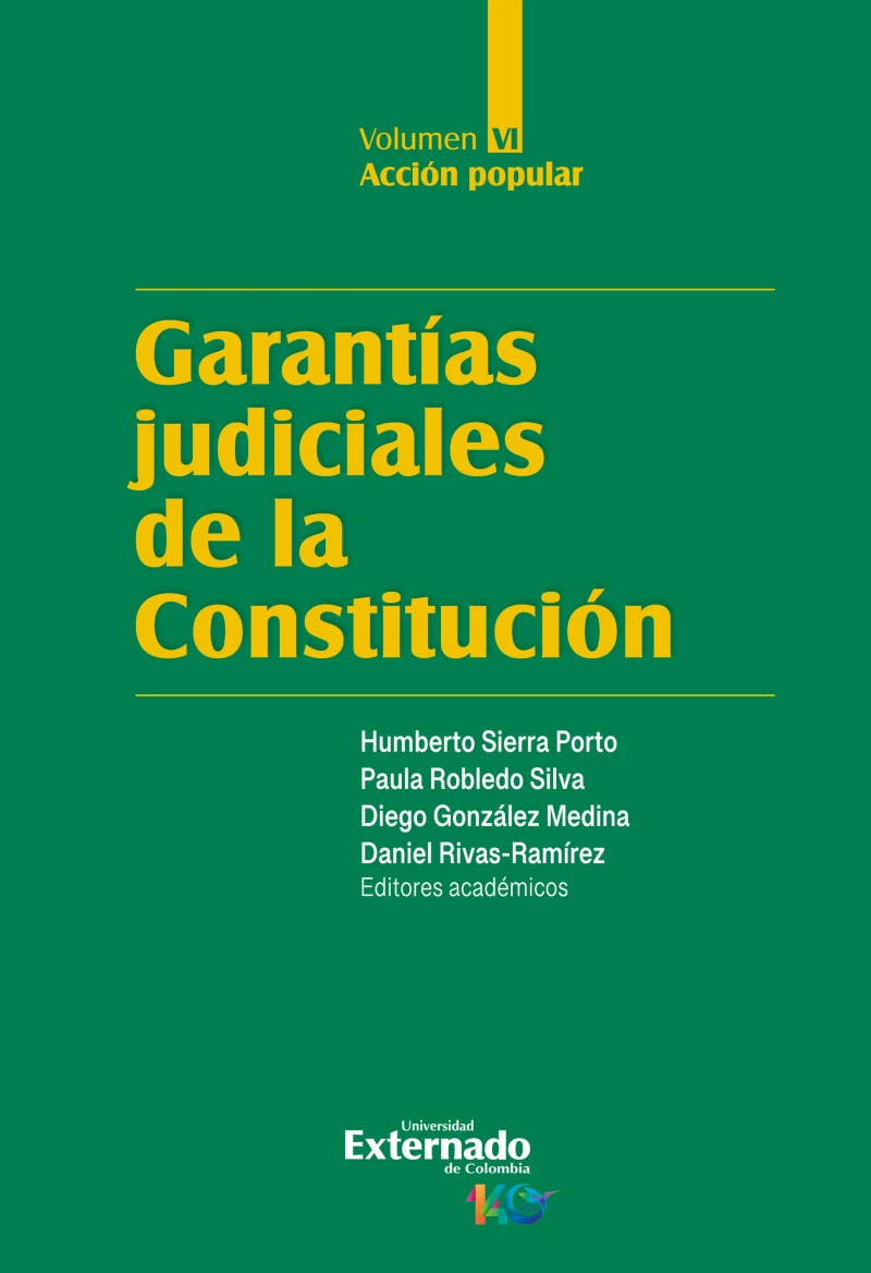 Portada: Garantías judiciales de la constitución. Acción popular