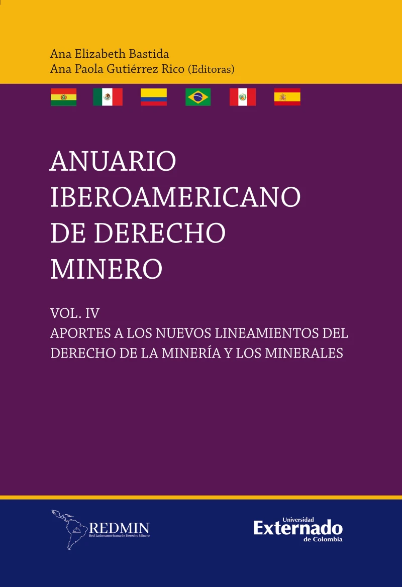 Portada: Anuario iberoamericano de derecho minero Vol. IV