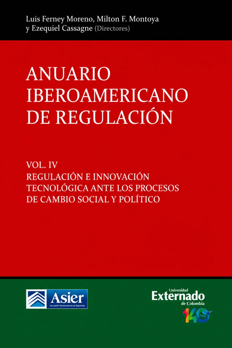 Portada: Anuario ibroamericano de regulación Vol. IV