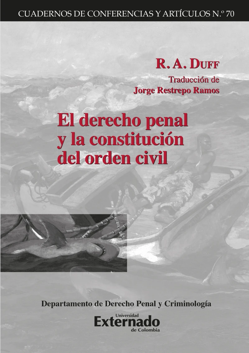 Portada: El derecho penal y la constitución del orden civil