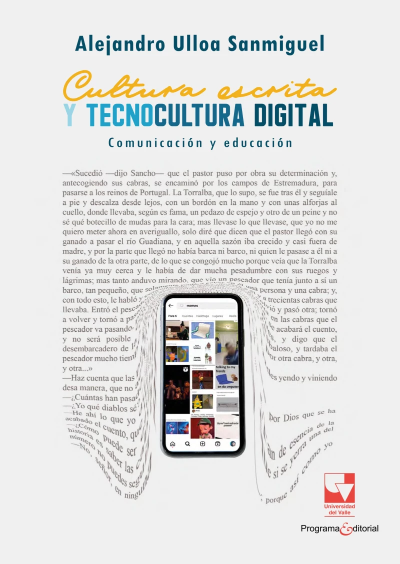Portada: Cultura escrita y tecnocultura digital