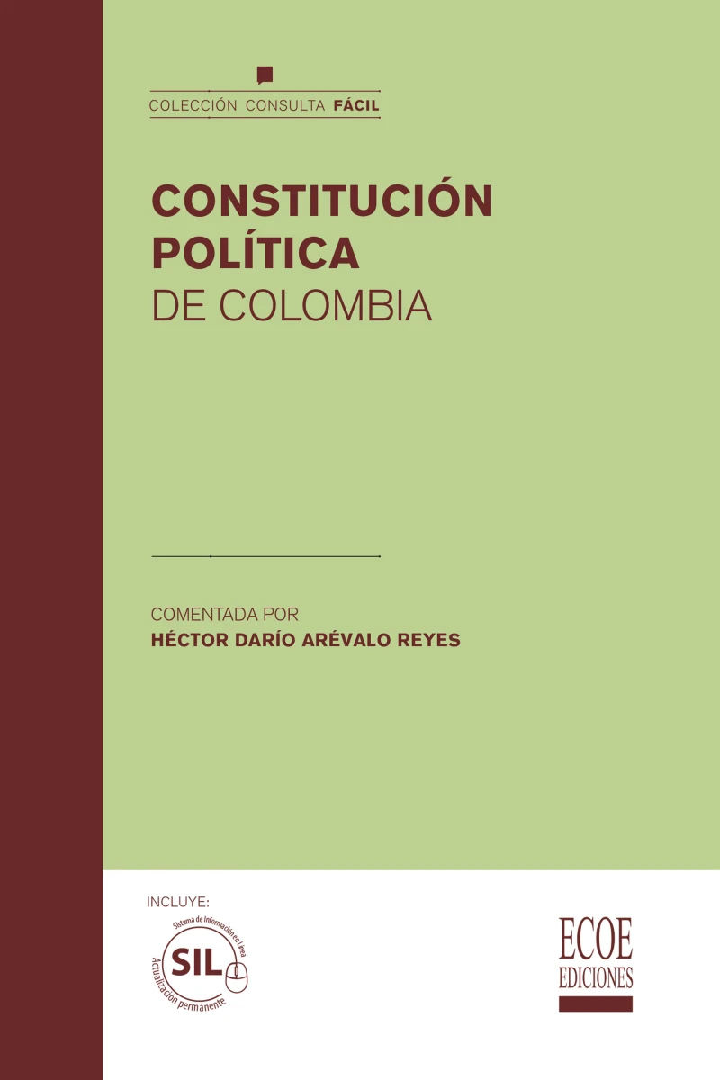 Portada: Constitución política de Colombia