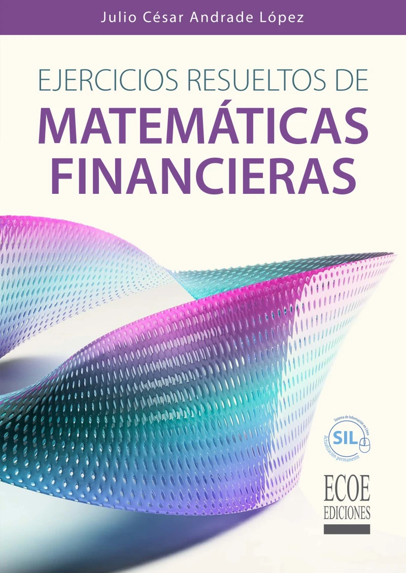 Portada: Ejercicios resueltos de matemáticas financieras