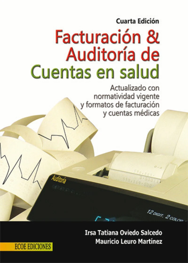 Portada: Facturación y auditoría de cuentas en salud - 4ta edición