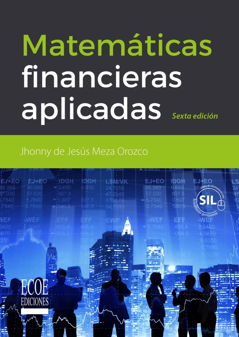 Portada: Matemáticas financieras aplicadas - 6ta edición