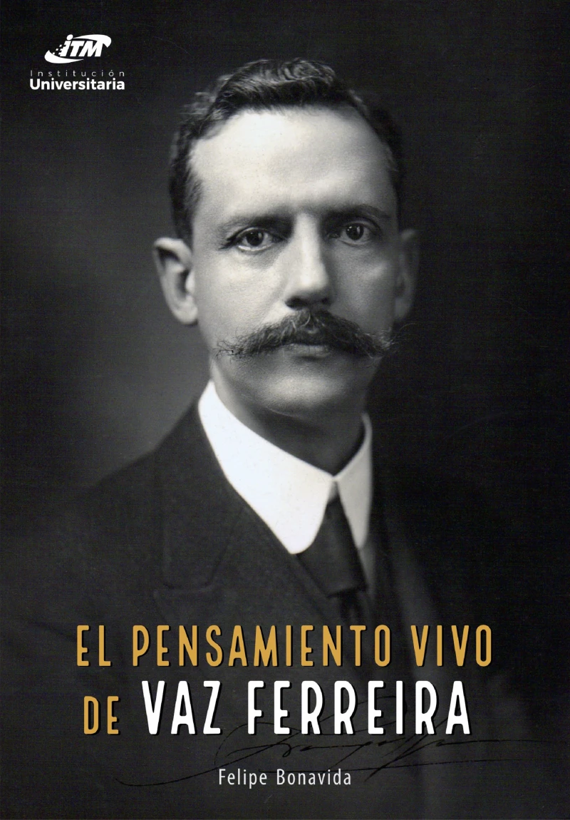 Portada: El pensamiento vivo de Vaz Ferreira