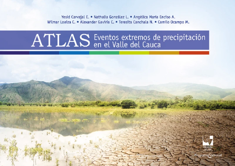 Portada: Atlas: Eventos extremos de precipitación en el Valle del Cauca