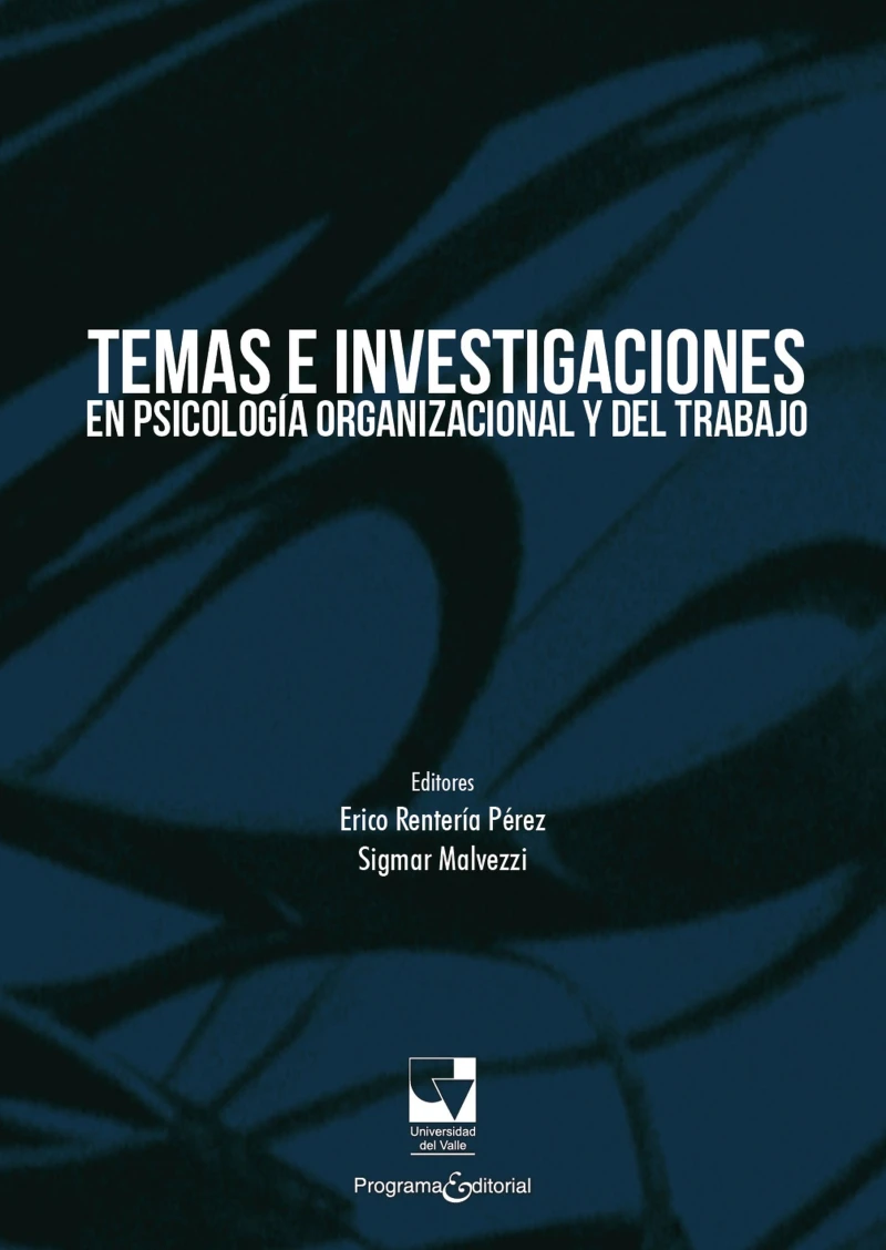 Portada: Temas e investigaciones en psicología organizacional y del trabajo
