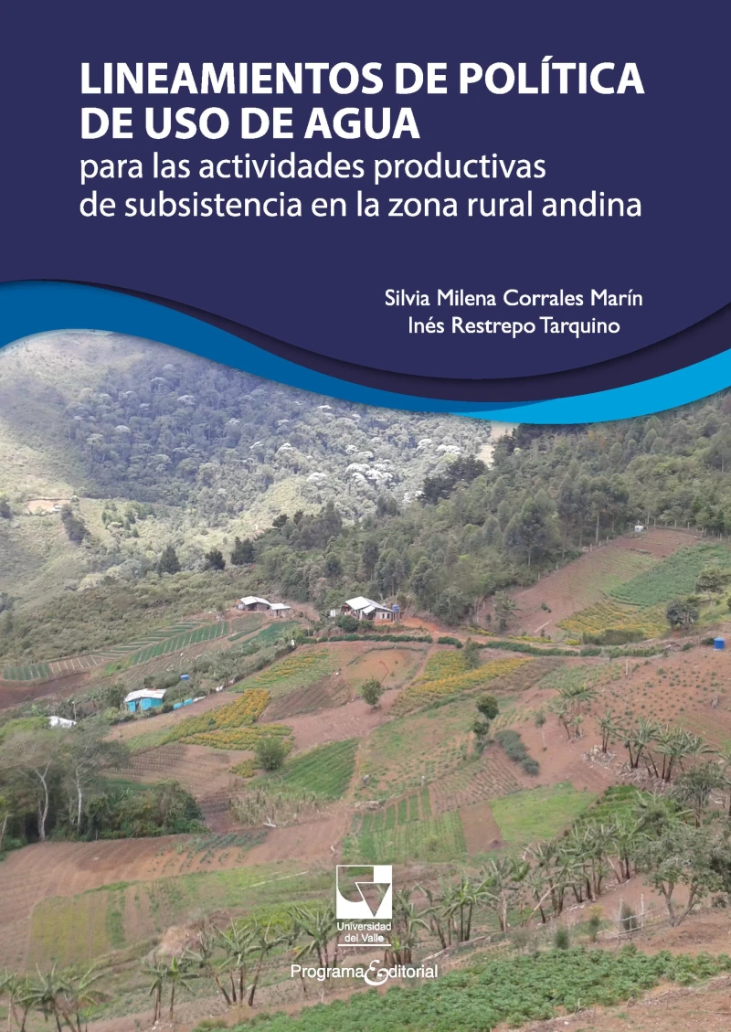 Portada: Lineamientos de política de uso de agua