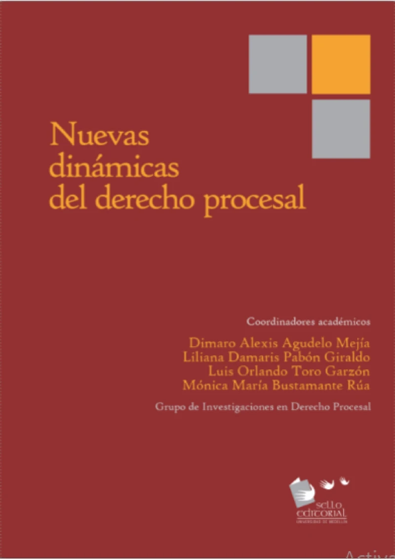 Portada: Nuevas dinámicas del derecho procesal
