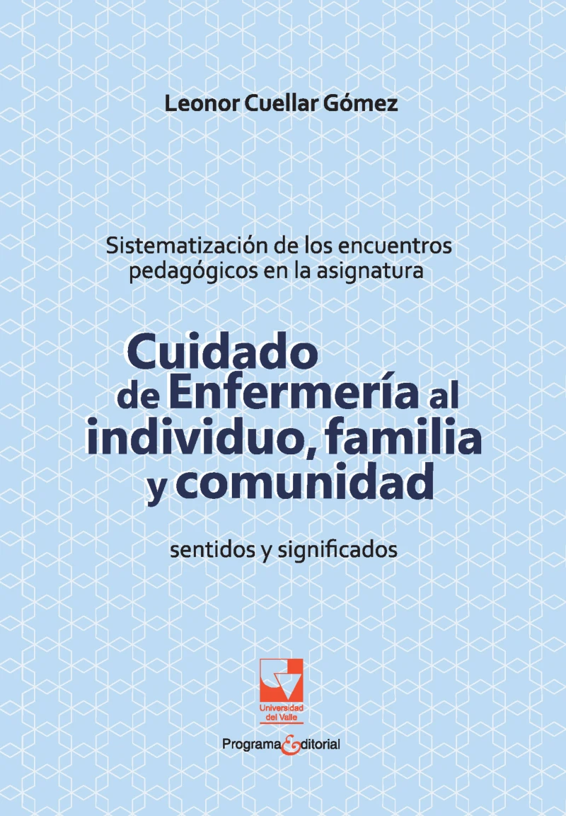 Portada: Cuidado de enfermería al individuo, familia y comunidad