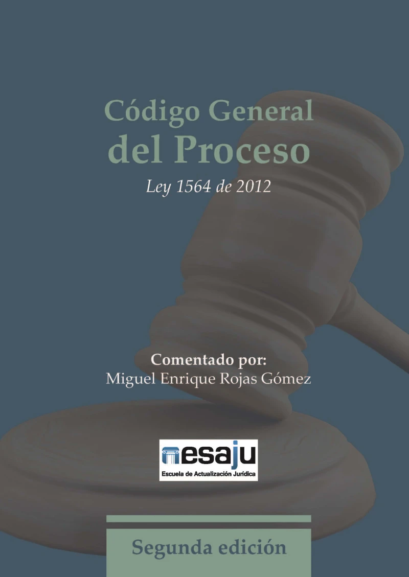 Portada: Código General del Proceso. Ley 1564 de 2012