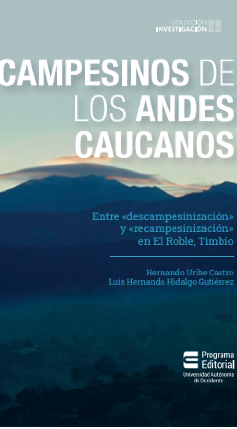 Portada: Campesinos de los Andes Caucanos