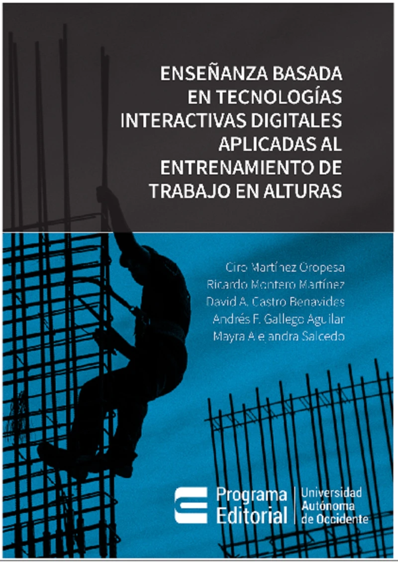 Portada: Enseñanza basada en tecnologías interactivas digitales aplicadas al entrenamiento de trabajo en alturas 