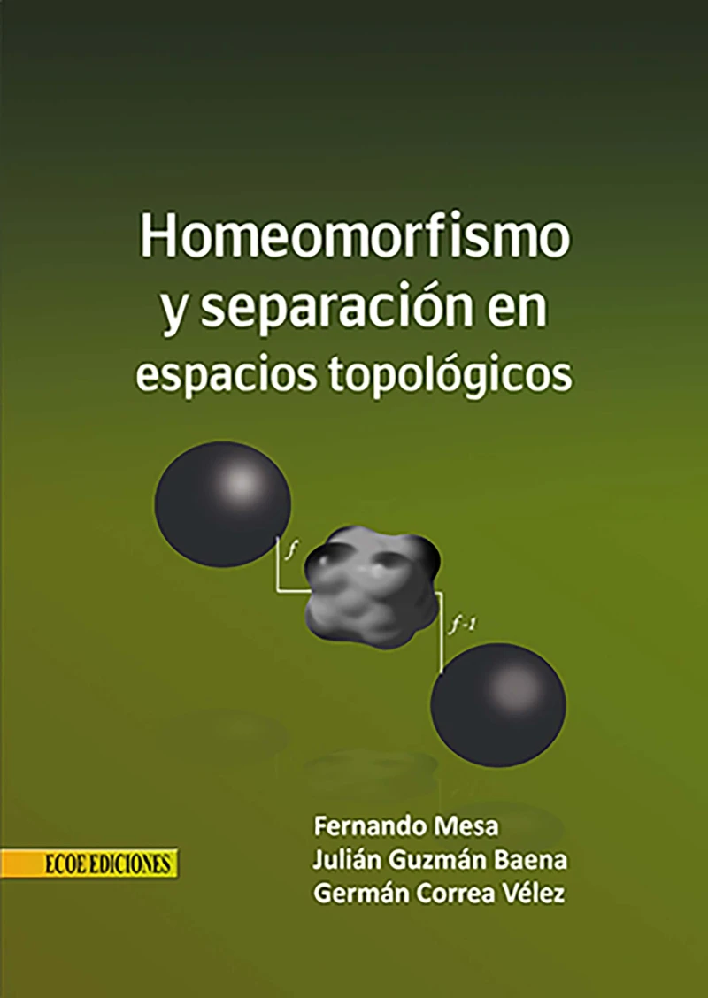 Portada: Homeomorfismo y separación en espacios topológicos