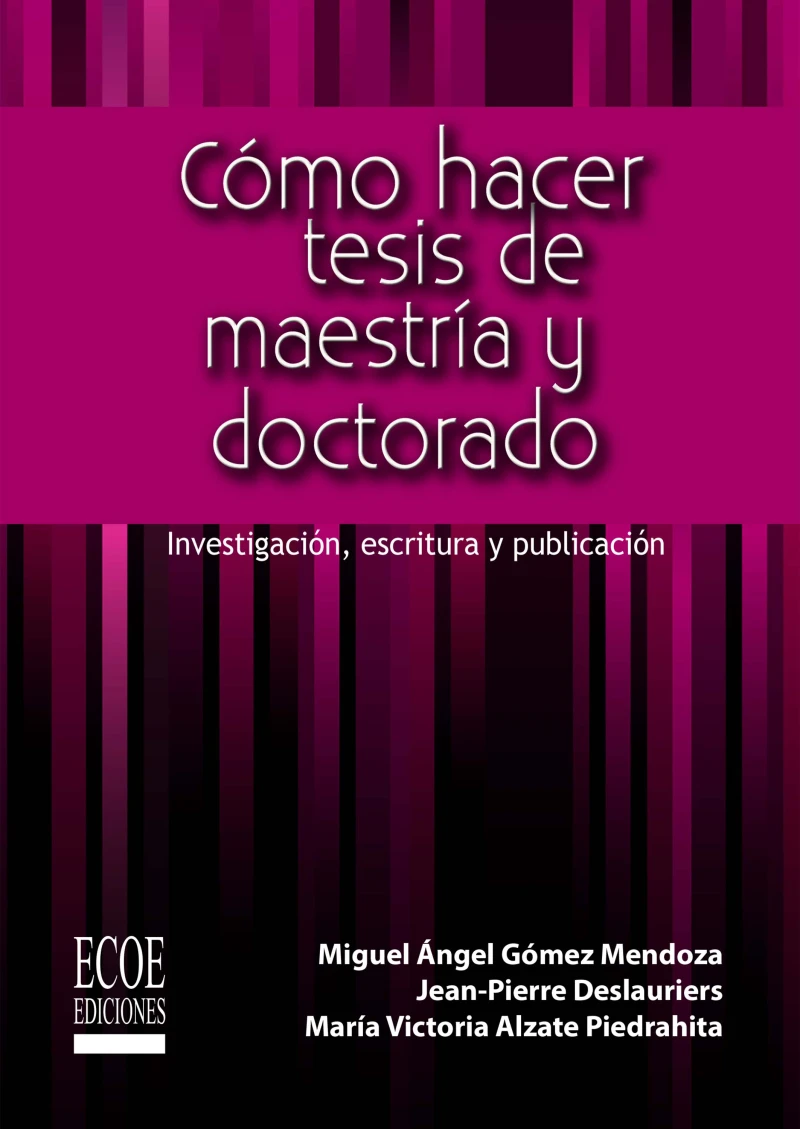 Portada: Cómo hacer tesis de maestría y doctorado