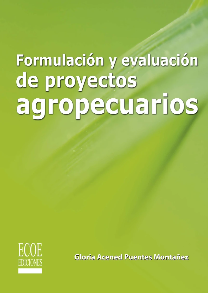 Portada: Formulación y evaluación de proyectos agropecuarios