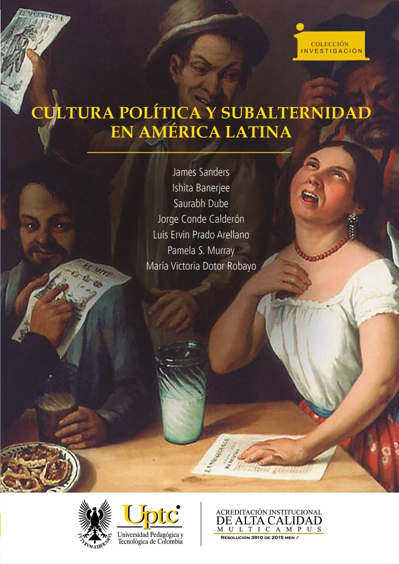 Portada: Cultura política y subalternidad en América Latina