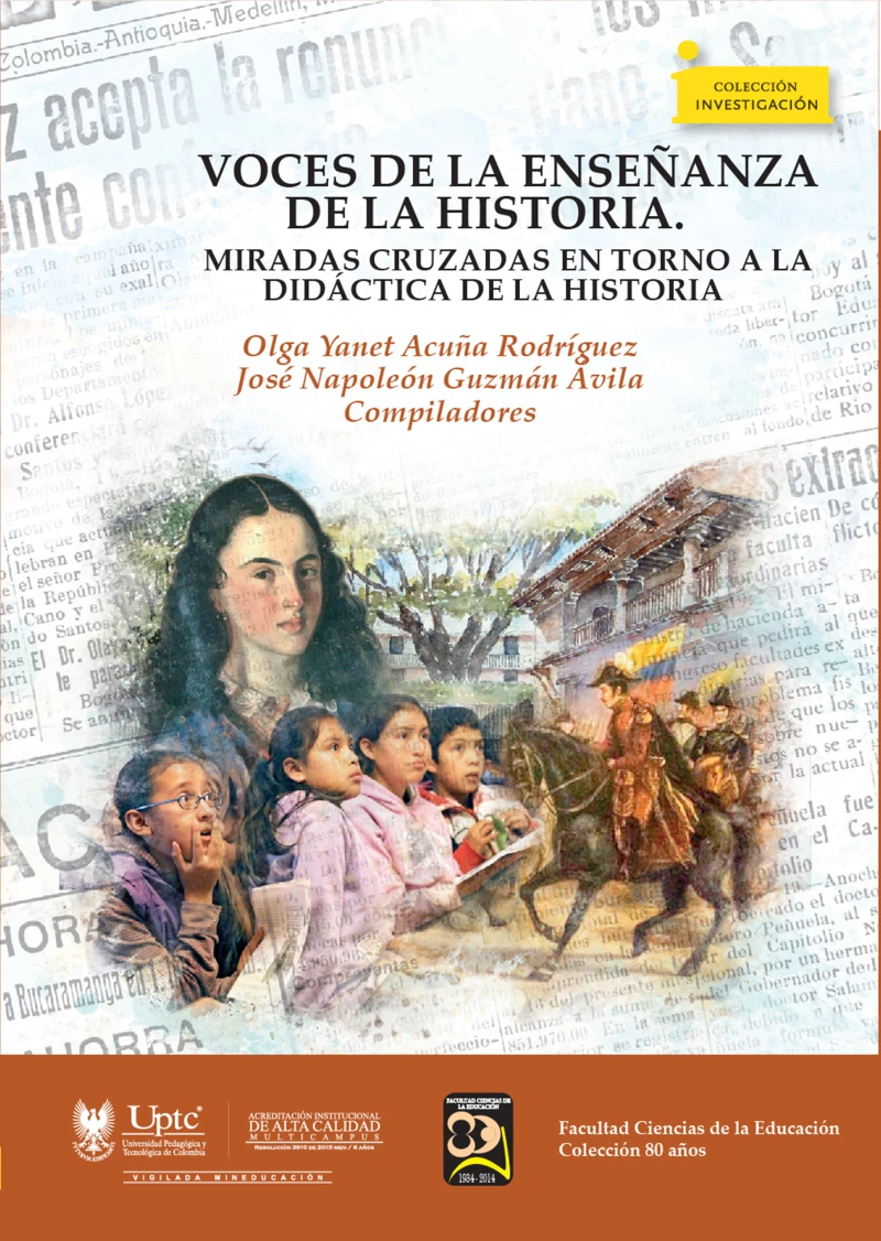 Portada: Voces de la enseñanza de la historia