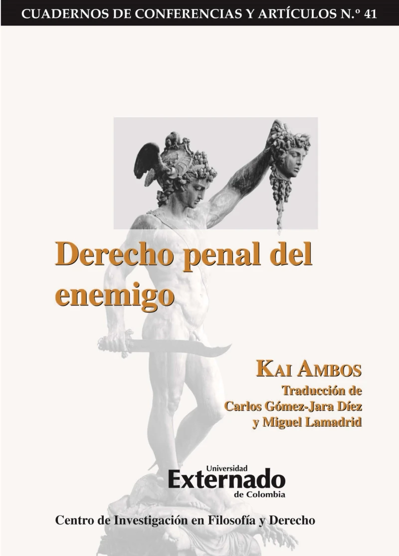 Portada: Derecho penal del enemigo