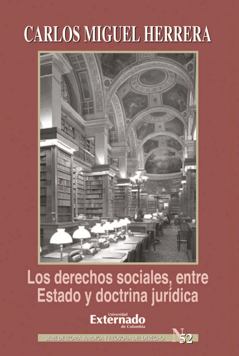 Portada: Los derechos sociales entre estado y doctrina jurídica