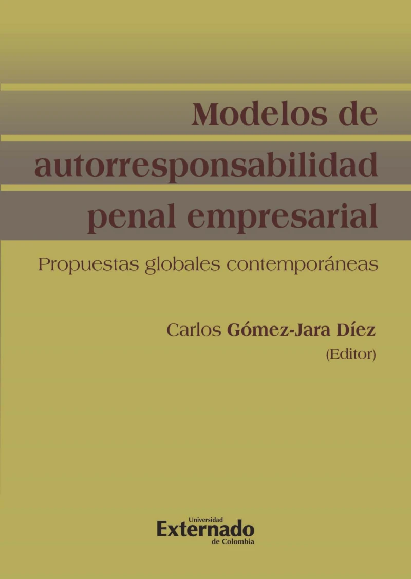 Portada: Modelo de autorresponsabilidad penal empresarial