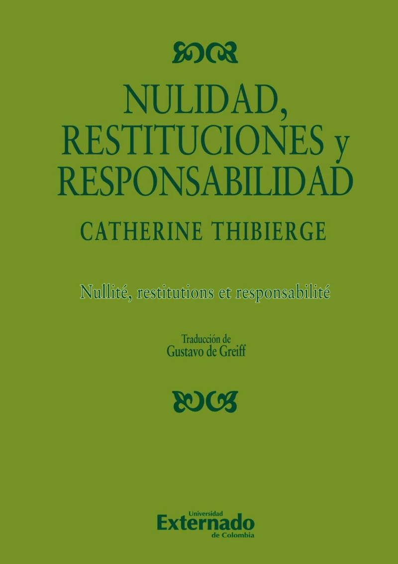 Portada: Nulidad, restituciones y responsabilidad