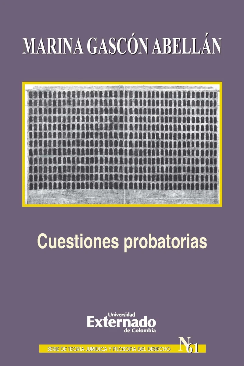 Portada: Cuestiones probatorias