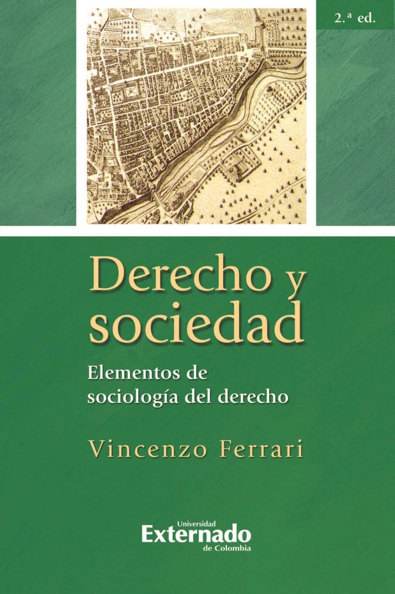 Portada: Derecho y sociedad. Elementos de sociología del derecho, 2.ª ed.