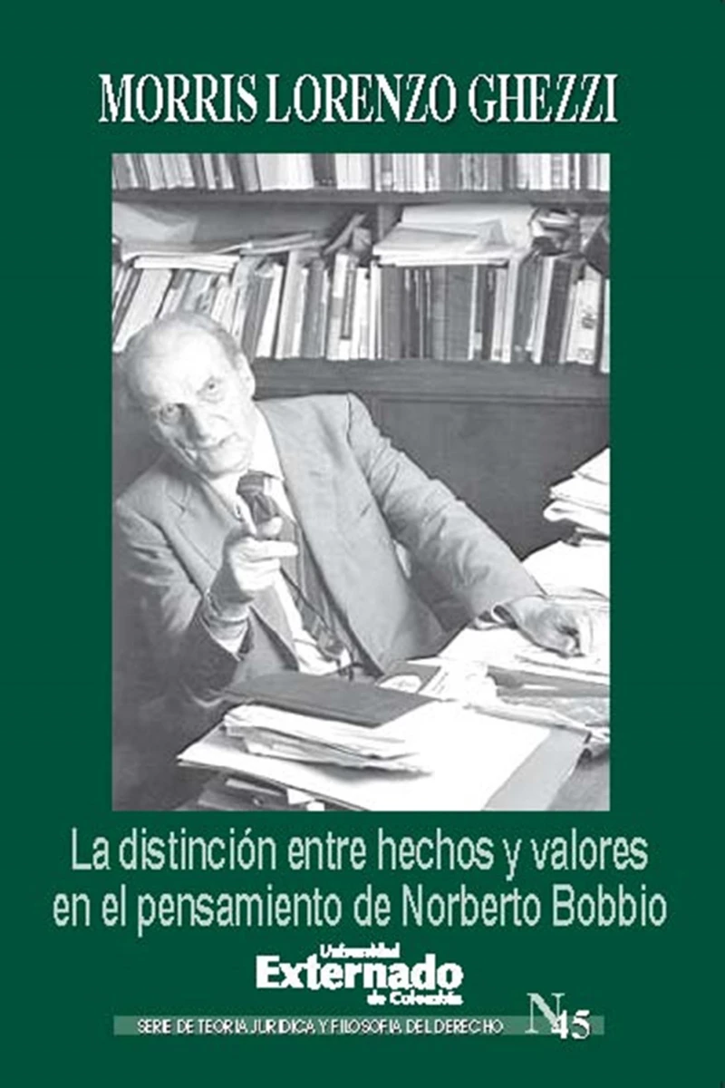 Portada: La distinción entre hechos y valores en el pensamiento de Norberto Bobbio