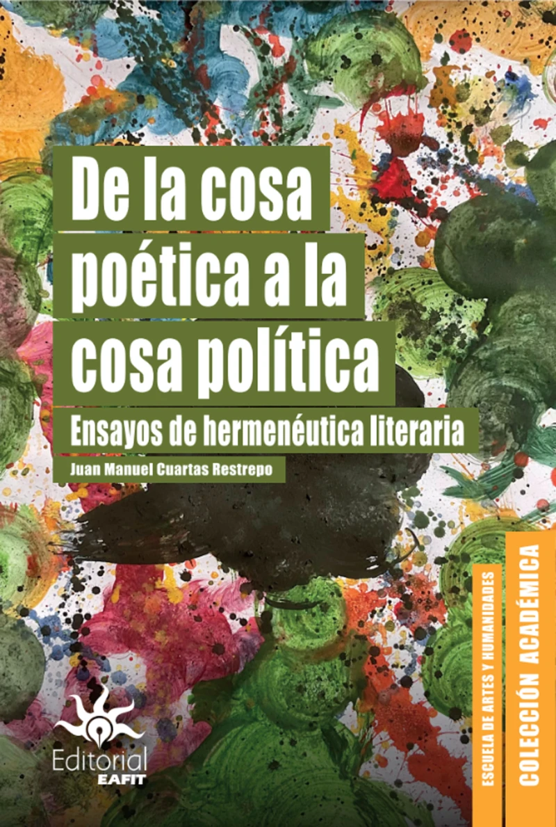 Portada: De la cosa poética a la cosa política