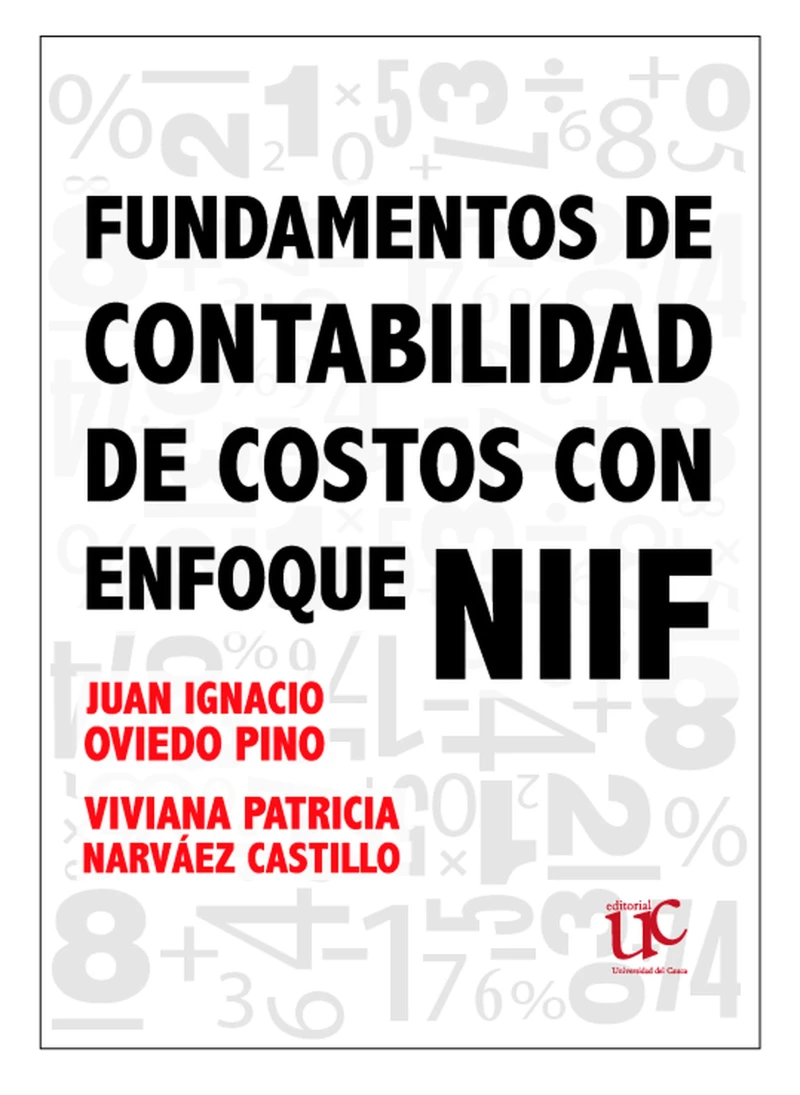 Portada: Fundamentos de contabilidad de costos con enfoque NIIF