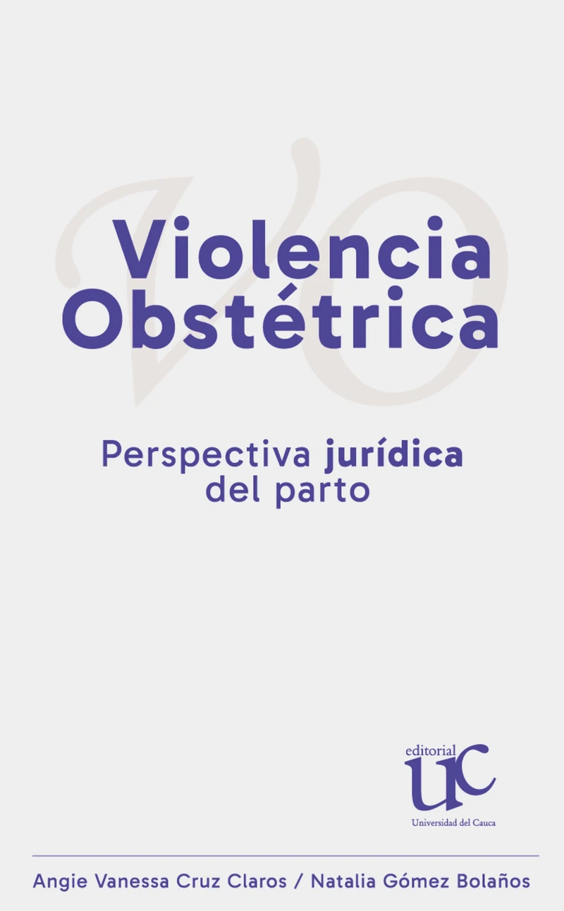 Portada: Violencia obstétrica: Perspectiva jurídica del parto