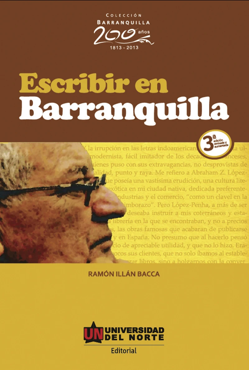 Portada: Escribir en Barranquilla 3ª edición revisada y aumentada